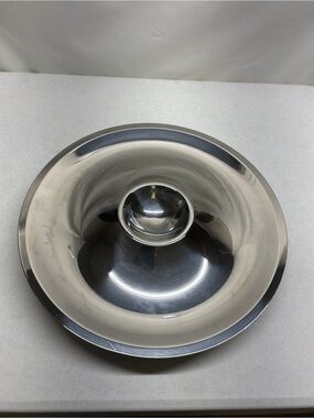 Frontgate Stainless Steel Super Chill Insulated Appetizer Tray - Chip & Dip